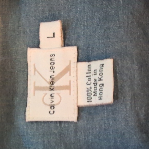 Calvin Klein Jeans Dark Blue Casual Shirt - Picture 12 of 14